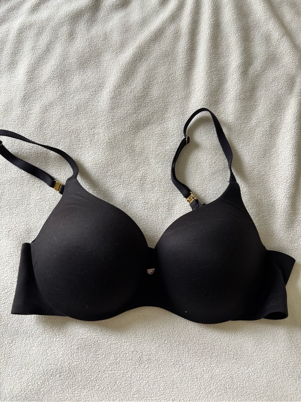 Victoria's Secret Black Smooth Molded Cup Bra